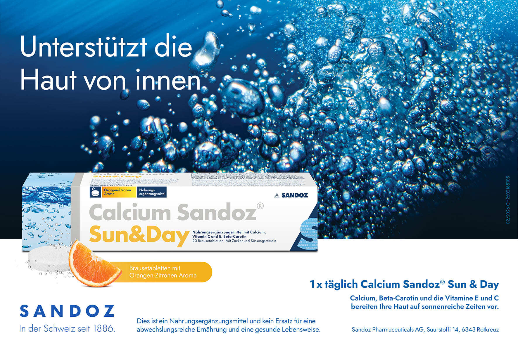 Calcium Sandoz® Sun&Day